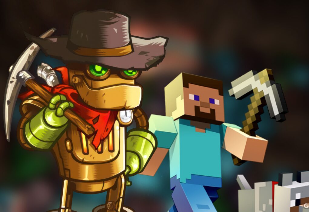 Drill and Delve: Game Mining Steam Baru, Kombinasi Minecraft & SteamWorld Dig